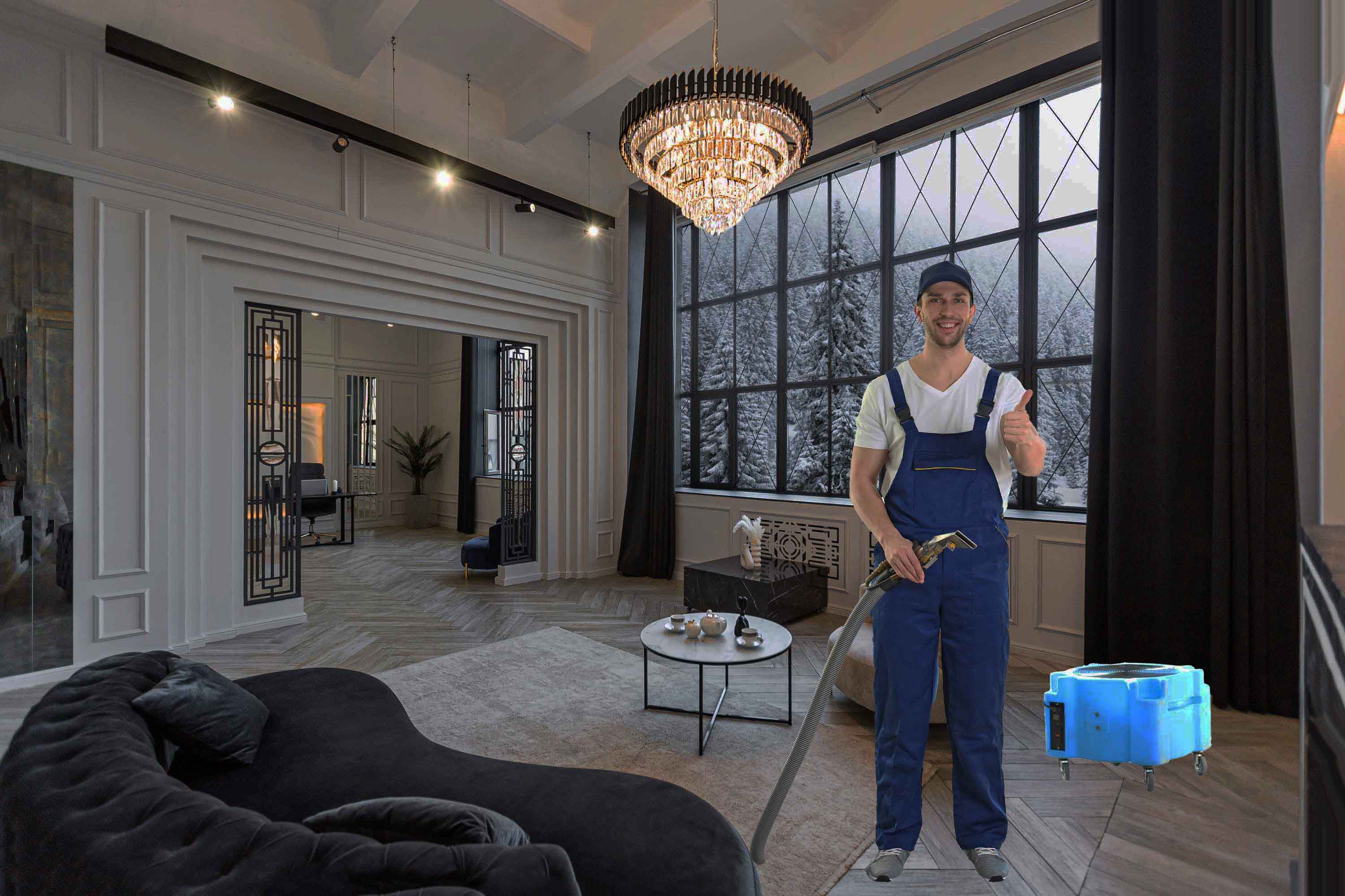 Sofa and area rug cleaning with fabric-safe methods.